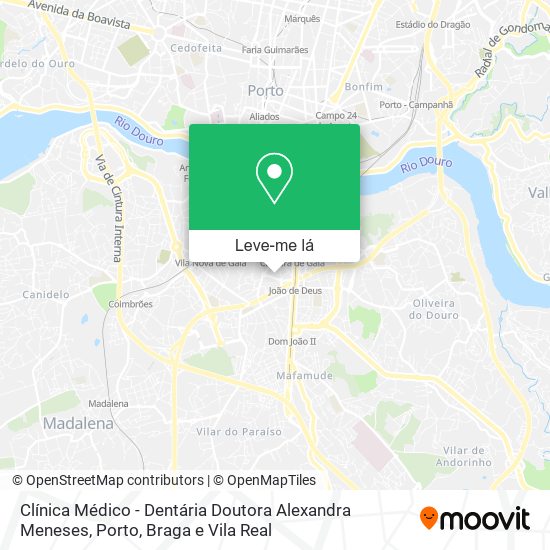 Clínica Médico - Dentária Doutora Alexandra Meneses mapa