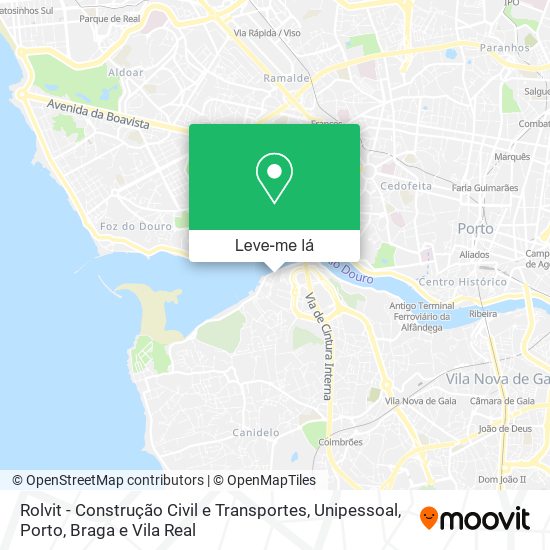 Rolvit - Construção Civil e Transportes, Unipessoal mapa