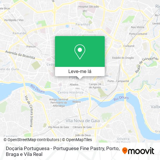 Doçaria Portuguesa - Portuguese Fine Pastry mapa
