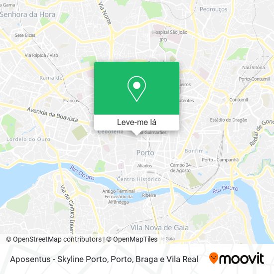 Aposentus - Skyline Porto mapa