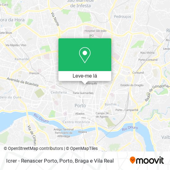 Icrer - Renascer Porto mapa