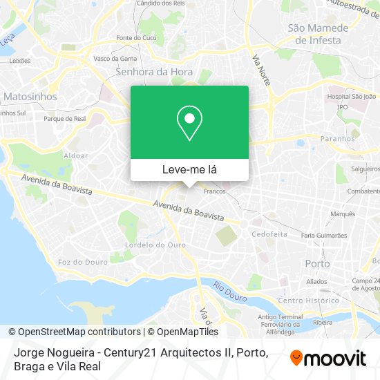Jorge Nogueira - Century21 Arquitectos II mapa