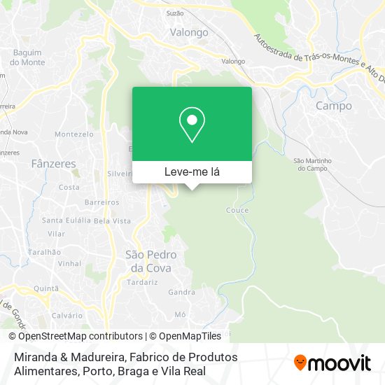 Miranda & Madureira, Fabrico de Produtos Alimentares mapa