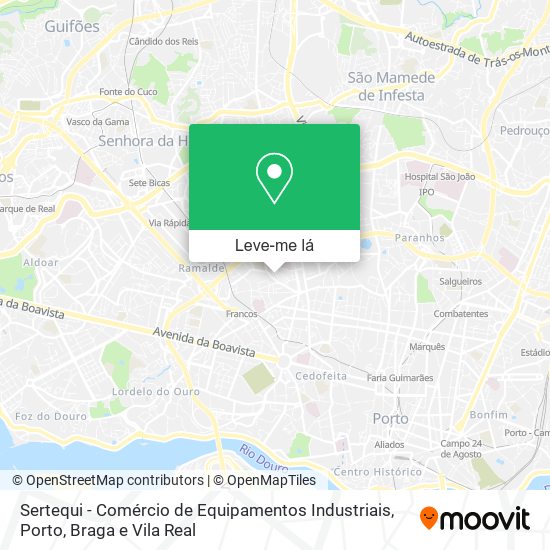 Sertequi - Comércio de Equipamentos Industriais mapa