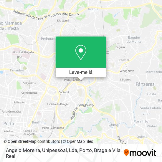 Angelo Moreira, Unipessoal, Lda mapa
