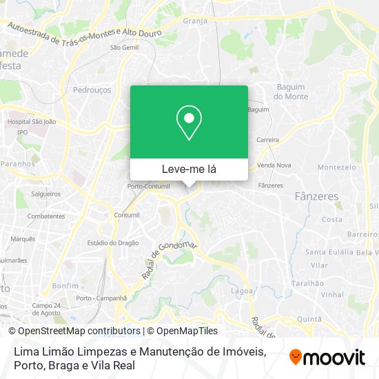 Lima Limão Limpezas e Manutenção de Imóveis mapa