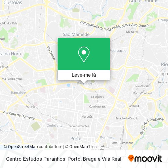 Centro Estudos Paranhos mapa