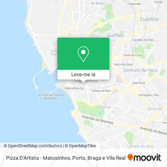 Pizza D'Artista - Matosinhos mapa