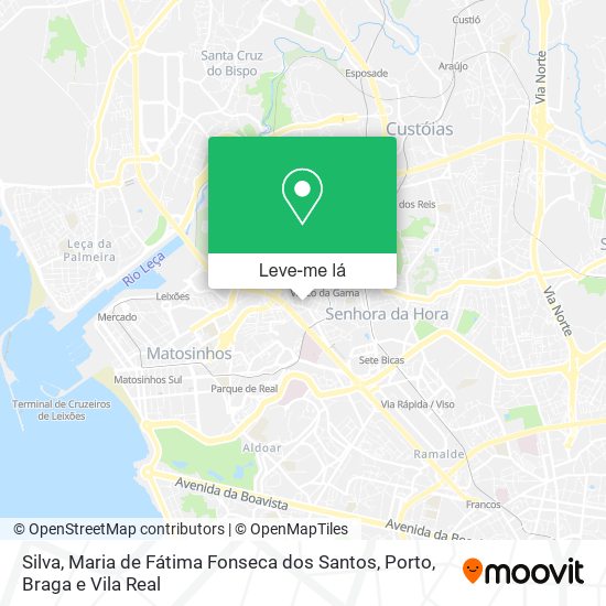 Silva, Maria de Fátima Fonseca dos Santos mapa