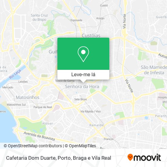 Cafetaria Dom Duarte mapa