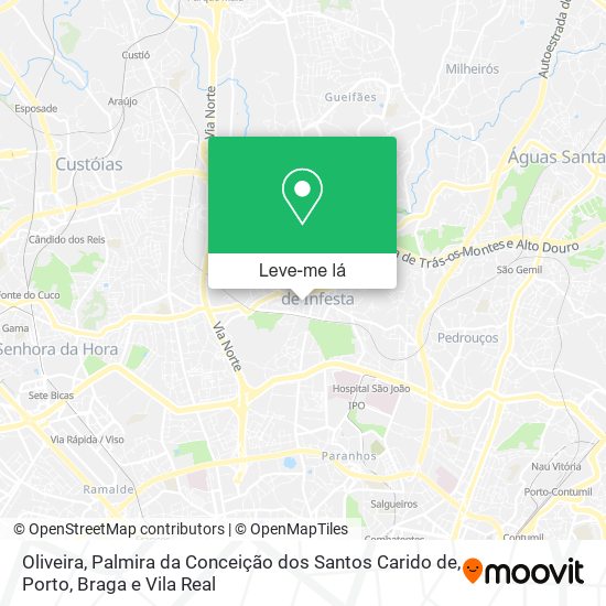 Oliveira, Palmira da Conceição dos Santos Carido de mapa