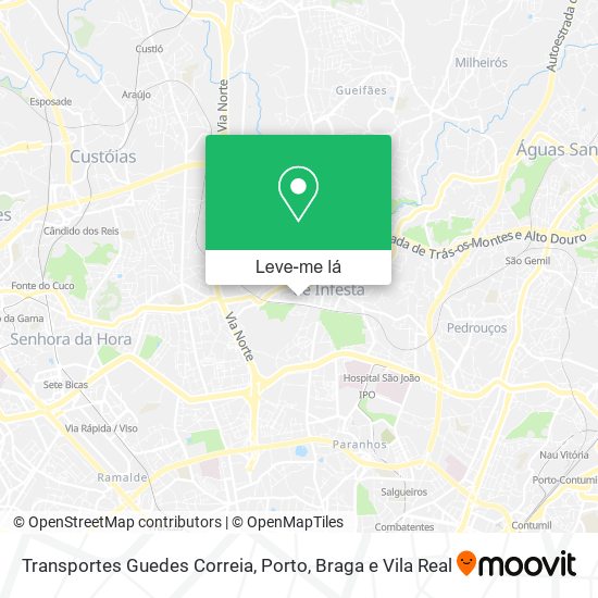 Transportes Guedes Correia mapa