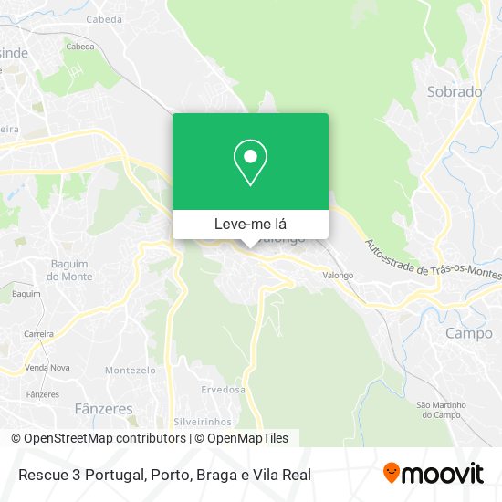 Rescue 3 Portugal mapa
