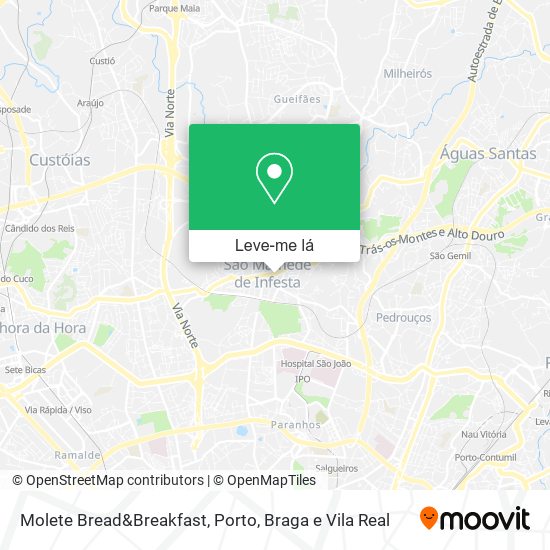 Molete Bread&Breakfast mapa