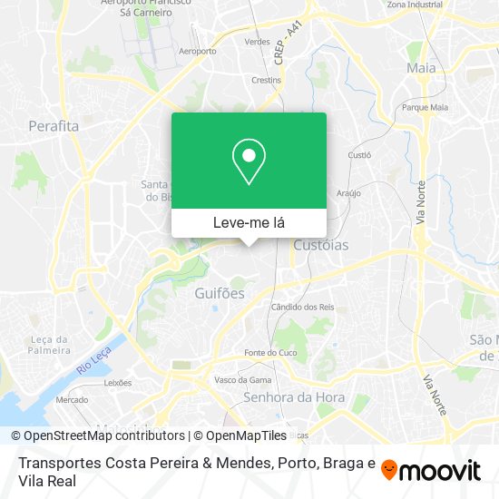 Transportes Costa Pereira & Mendes mapa