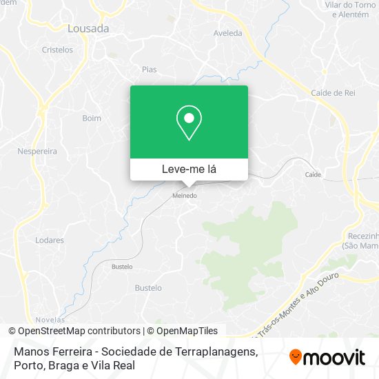 Manos Ferreira - Sociedade de Terraplanagens mapa