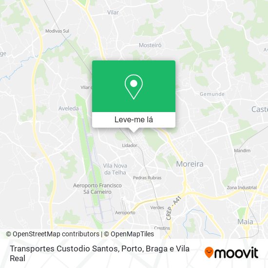 Transportes Custodio Santos mapa