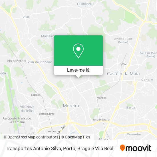Transportes António Silva mapa