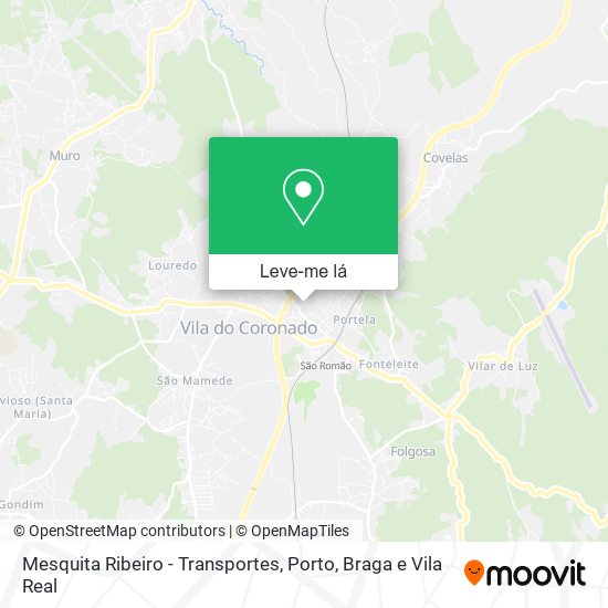 Mesquita Ribeiro - Transportes mapa