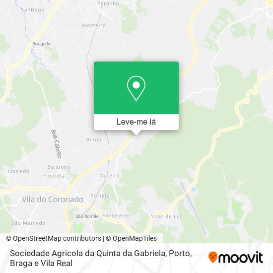 Sociedade Agricola da Quinta da Gabriela mapa