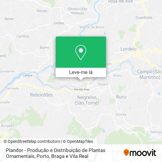 Plandor - Produção e Distribuição de Plantas Ornamentais mapa