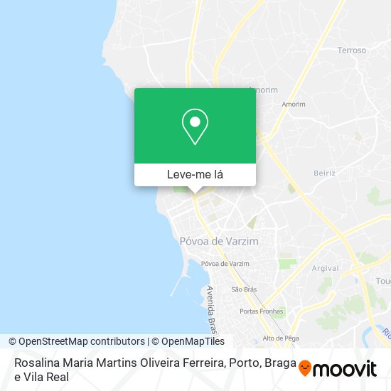 Rosalina Maria Martins Oliveira Ferreira mapa