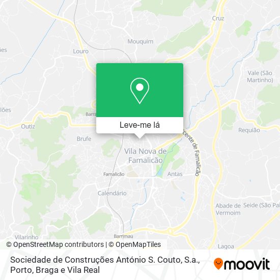 Sociedade de Construções António S. Couto, S.a. mapa
