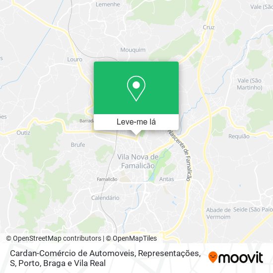 Cardan-Comércio de Automoveis, Representações, S mapa