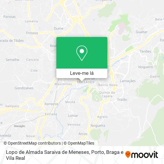 Lopo de Almada Saraiva de Meneses mapa