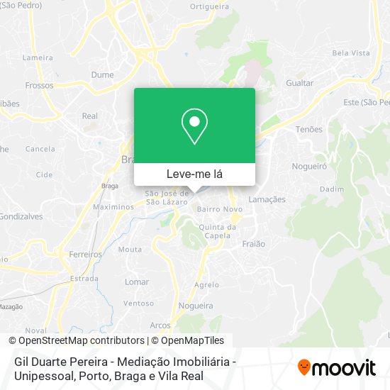 Gil Duarte Pereira - Mediação Imobiliária - Unipessoal mapa