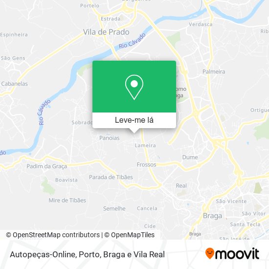 Autopeças-Online mapa