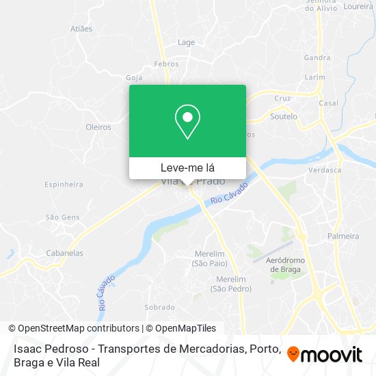 Isaac Pedroso - Transportes de Mercadorias mapa