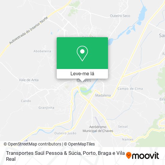 Transportes Saúl Pessoa & Súcia mapa