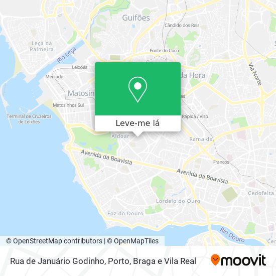 Rua de Januário Godinho mapa