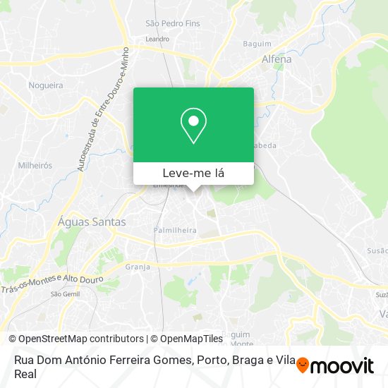 Rua Dom António Ferreira Gomes mapa