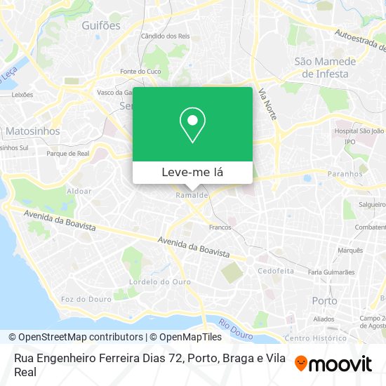 Rua Engenheiro Ferreira Dias 72 mapa