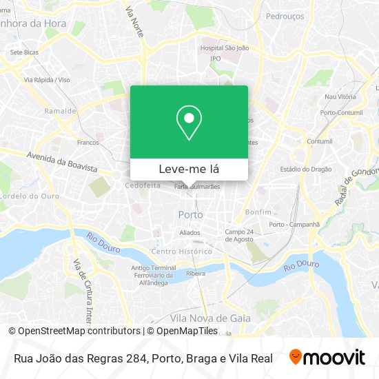 Rua João das Regras 284 mapa