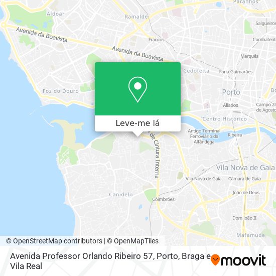 Avenida Professor Orlando Ribeiro 57 mapa