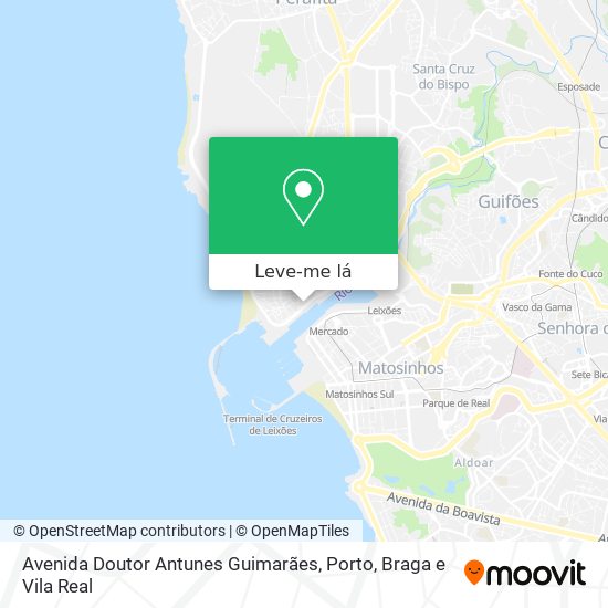 Avenida Doutor Antunes Guimarães mapa