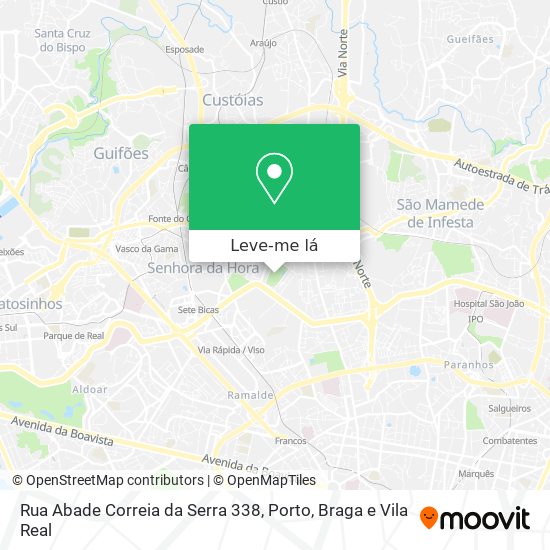 Rua Abade Correia da Serra 338 mapa