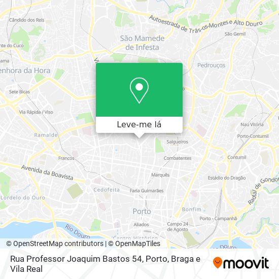 Rua Professor Joaquim Bastos 54 mapa