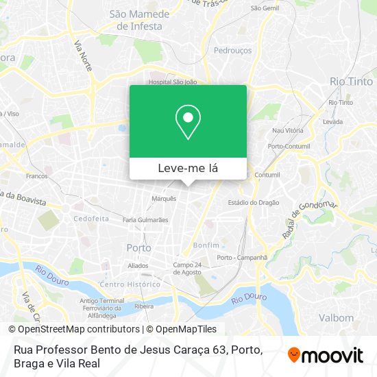 Rua Professor Bento de Jesus Caraça 63 mapa