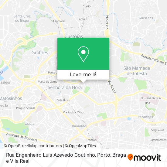 Rua Engenheiro Luís Azevedo Coutinho mapa