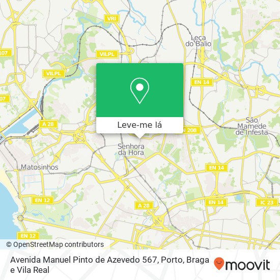 Avenida Manuel Pinto de Azevedo 567 mapa