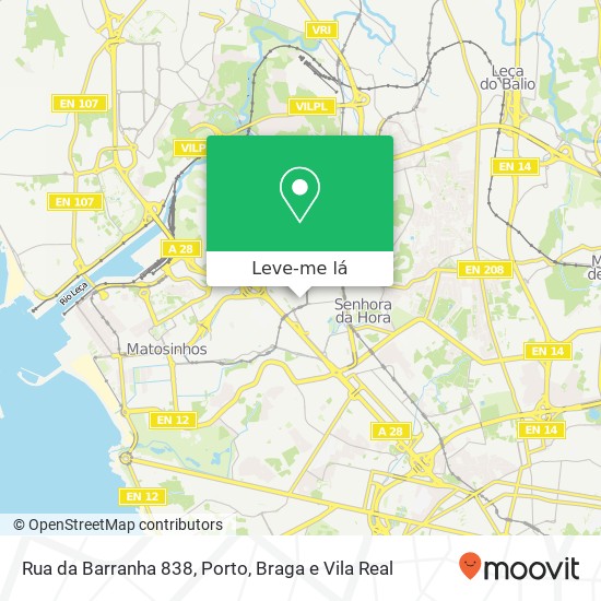 Rua da Barranha 838 mapa