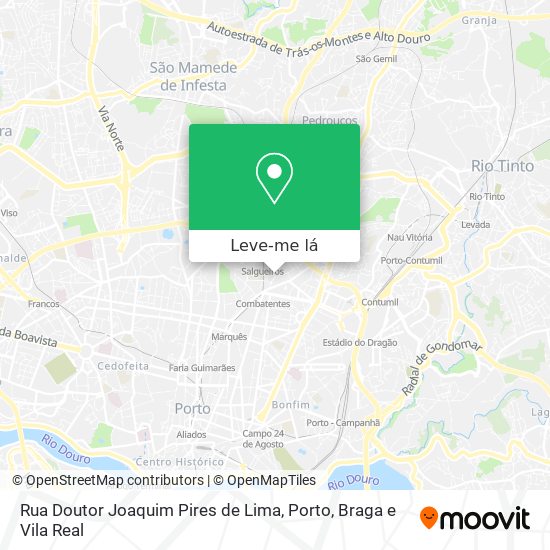 Rua Doutor Joaquim Pires de Lima mapa