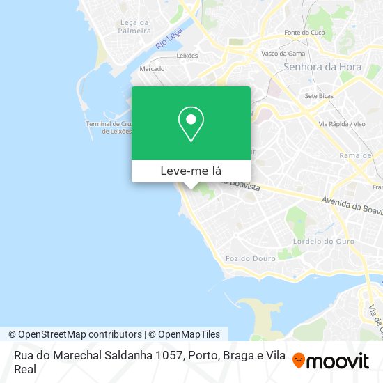 Rua do Marechal Saldanha 1057 mapa