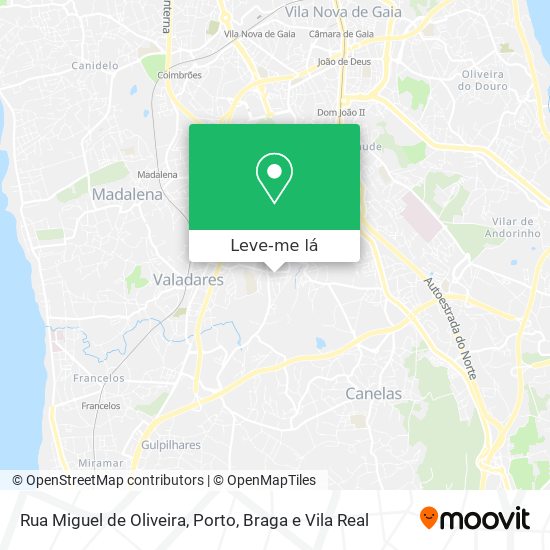 Rua Miguel de Oliveira mapa