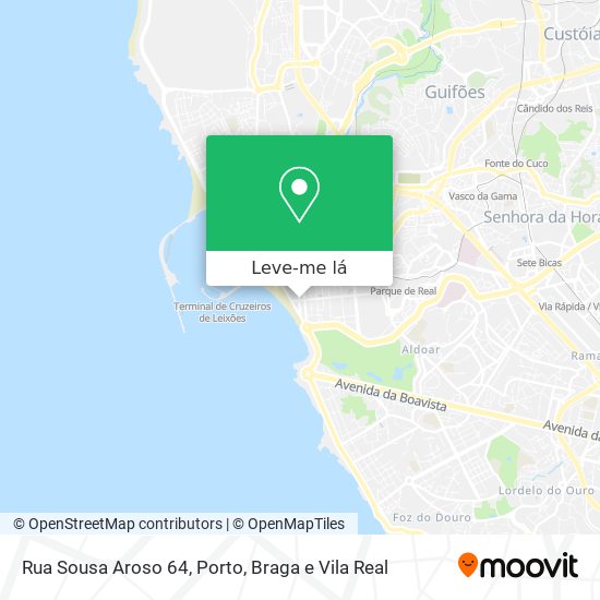 Rua Sousa Aroso 64 mapa