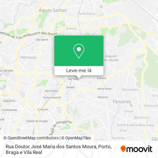 Rua Doutor José Maria dos Santos Moura mapa